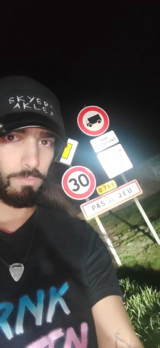 Selfie de Skyërn Aklea en roadtrip